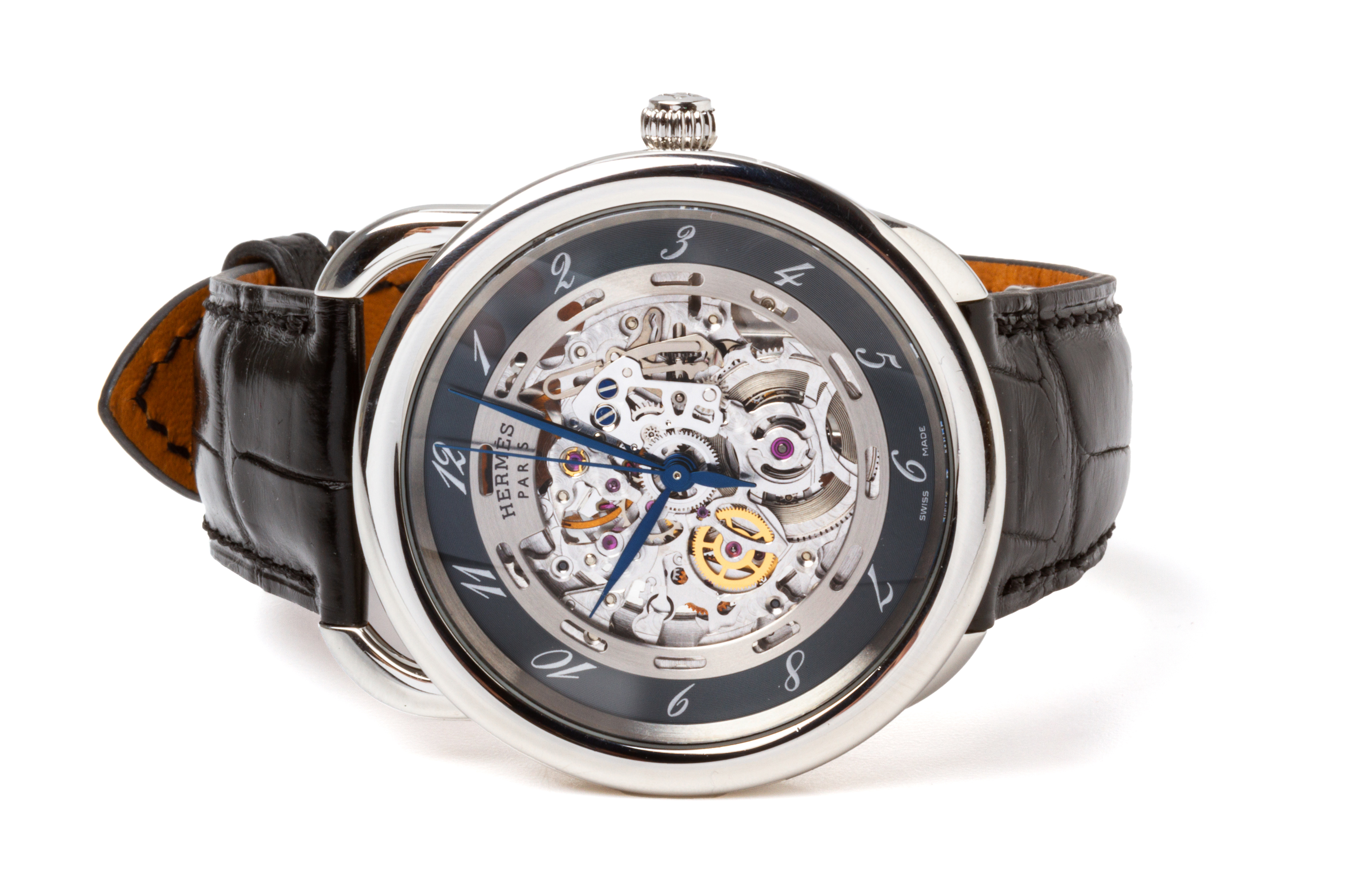 AN HERMES ARCEAU STAINLESS STEEL AUTOMATIC WRISTWATCH - Image 2 of 4
