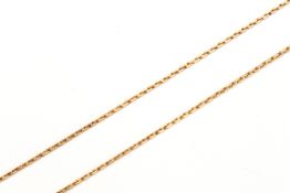 A GOLD LINK CHAIN