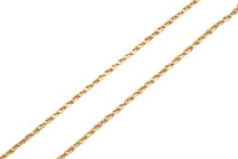 A GOLD LINK CHAIN