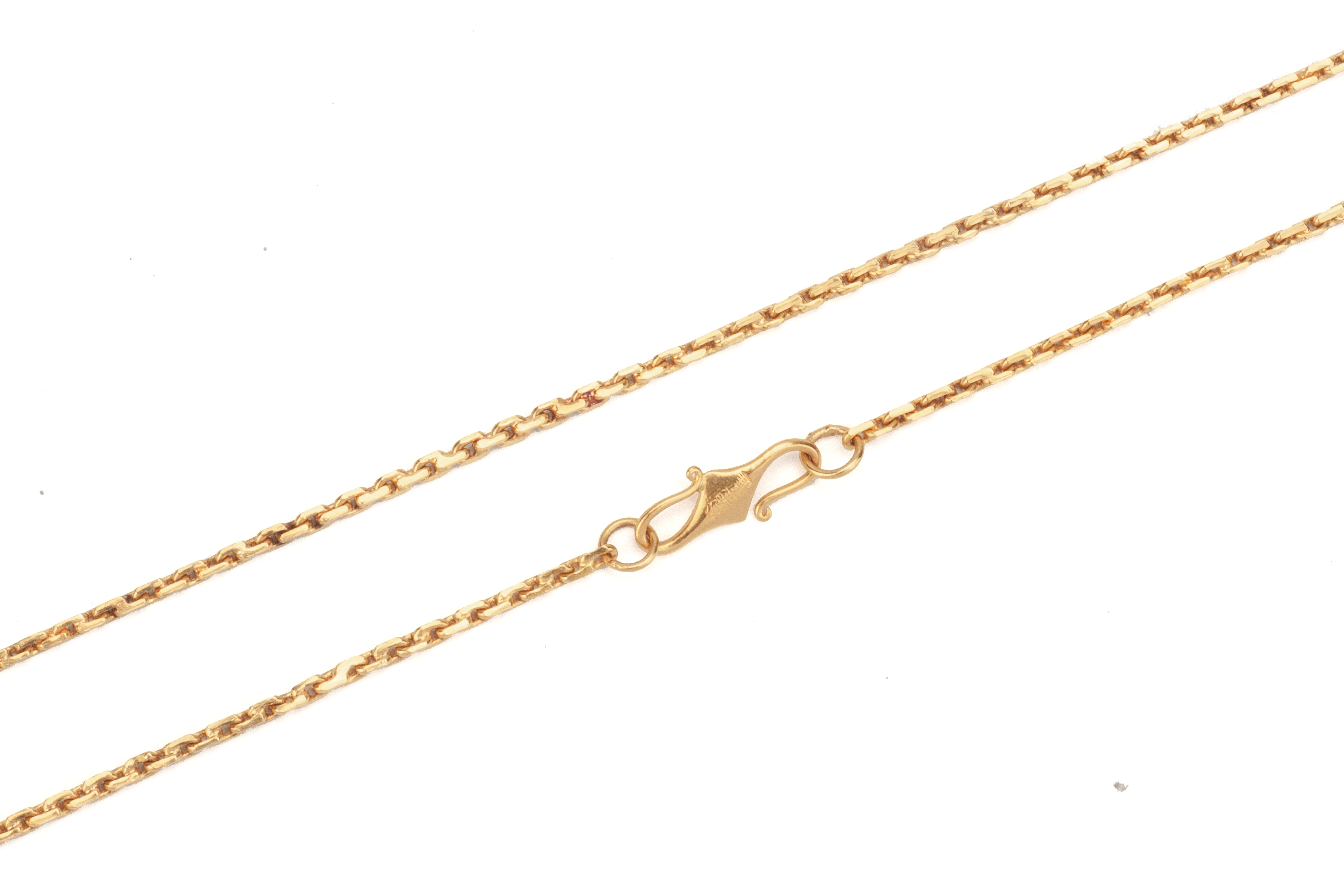 A GOLD LINK CHAIN - Image 2 of 2