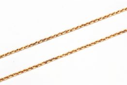 A GOLD LINK CHAIN