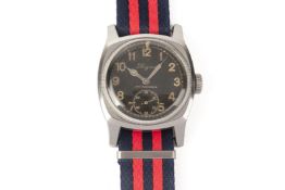 A LONGINES STAINLESS STEEL CZECH AIR FORCE WRISTWATCH