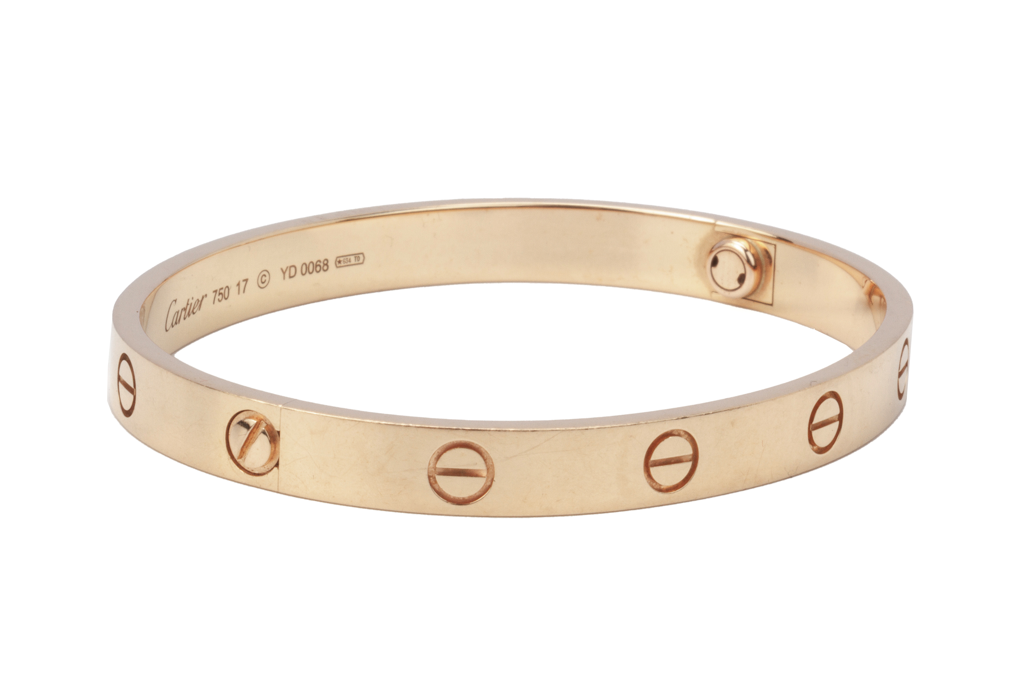 A CARTIER GOLD 'LOVE' BANGLE - Image 4 of 4