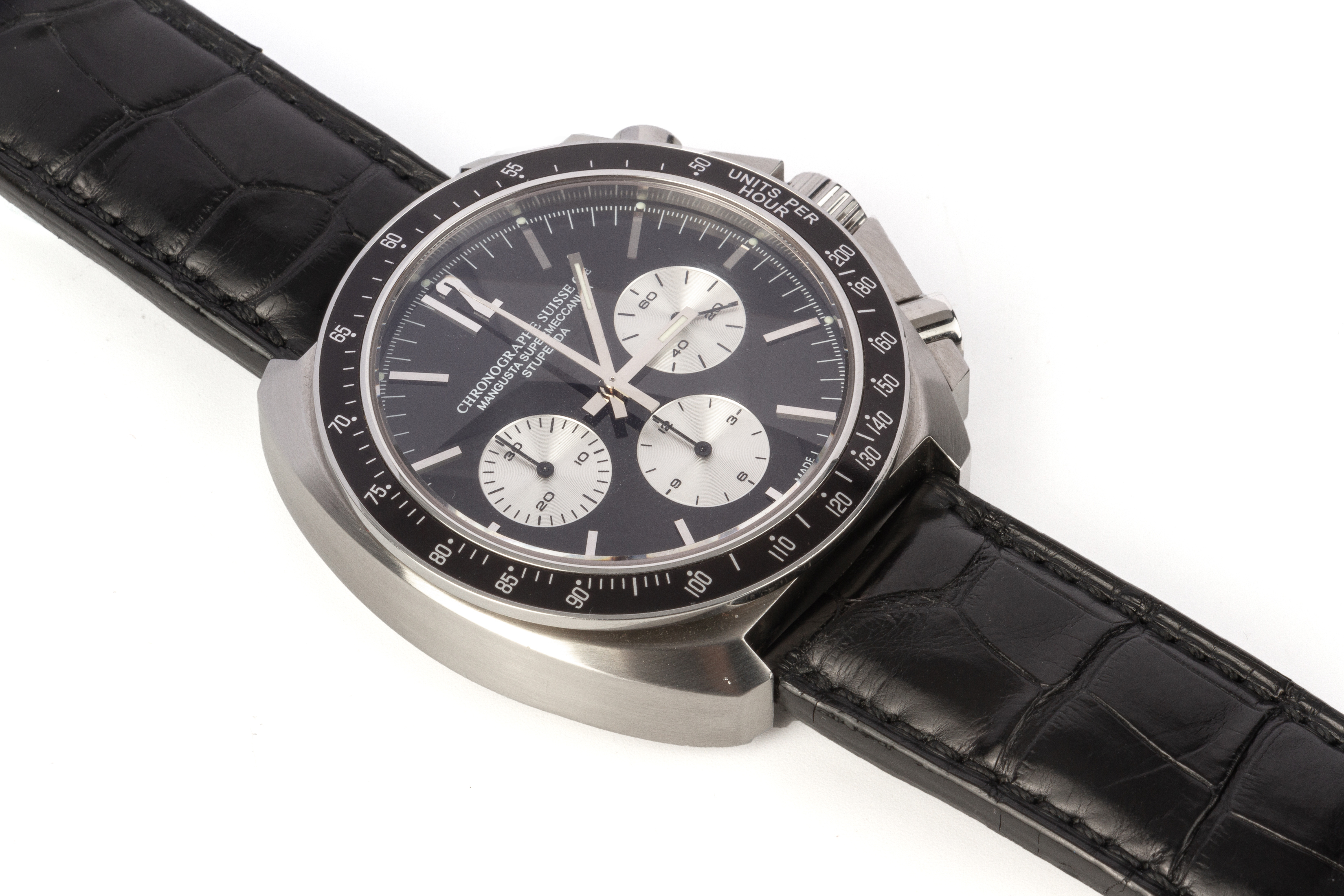 A CHRONOGRAPHE SUISSE STAINLESS STEEL AUTOMATIC WRISTWATCH - Image 3 of 3