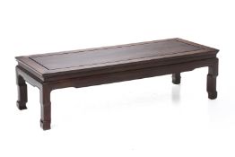 A CHINESE ROSEWOOD COFFEE TABLE