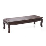 A CHINESE ROSEWOOD COFFEE TABLE