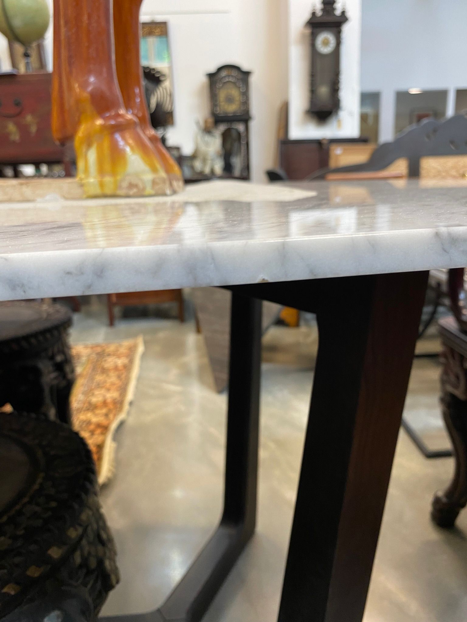 A POLIFORM 'CONCORDE' MARBLE TOPPED DINING TABLE - Image 8 of 8