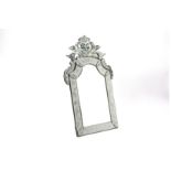 A VENETIAN EASEL BACK DRESSING TABLE MIRROR