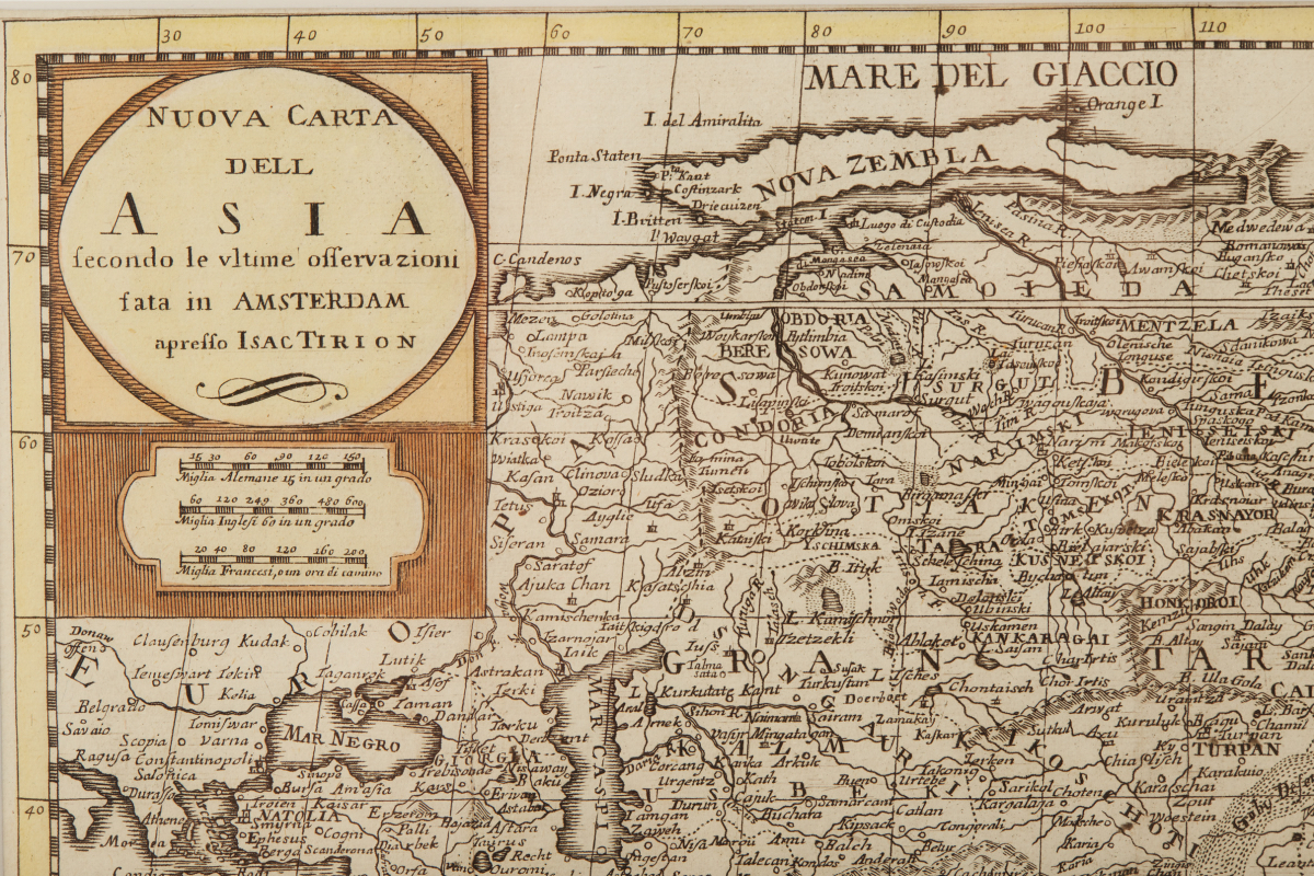 AN ITALIAN MAP OF ASIA (1740) - Image 2 of 2