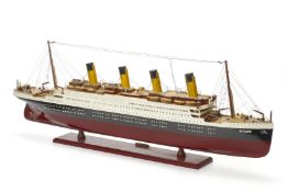 A LARGE MODEL OF THE RMS TITANIC