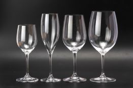 A QUANTITY OF RIEDEL AND WATERFORD GLASSWARE