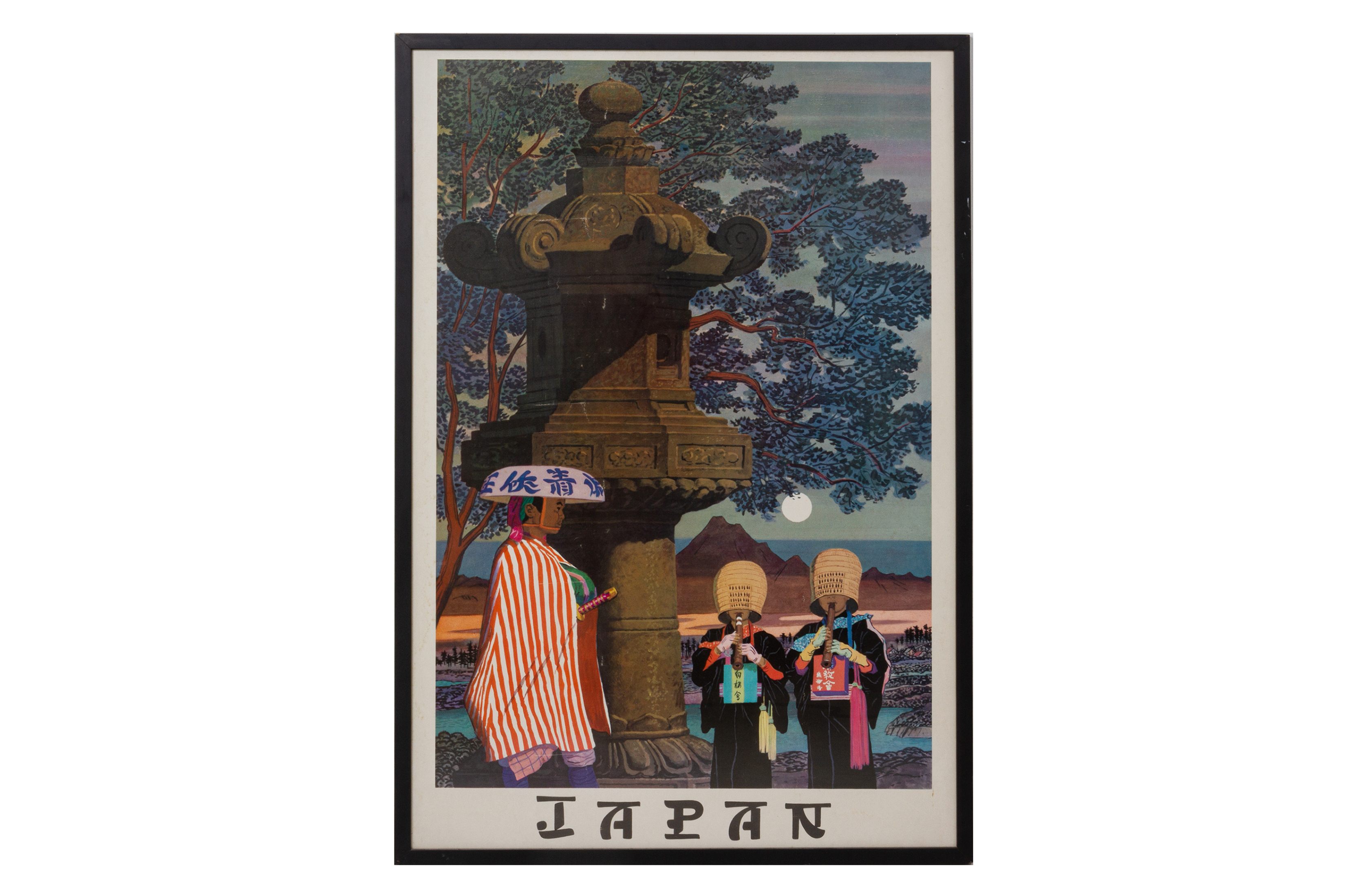 A VINTAGE JAPAN TRAVEL POSTER C.1970