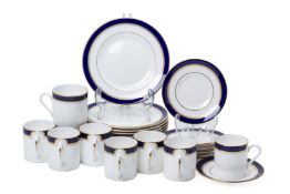 A ROYAL WORCESTER 'HOWARD' PATTERN PART COFFEE SERVICE