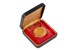 A SINGAPORE $150 1969 150TH ANNIVERSARY GOLD COIN