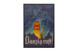 A VINTAGE DANZIG TRAVEL POSTER