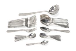 A PART SERVICE OF ALFENIDE/CHRISTOFLE SILVER PLATED CUTLERY