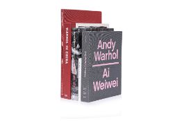 ART AND PHOTOGRAPHY BOOKS - ANDY WARHOL; H. CARTIER BRENSSON