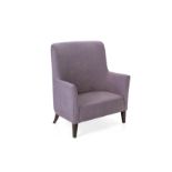 A CONTEMPORARY UPHOLSTERED ARMCHAIR