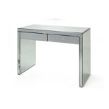 A MIRRORED WRITING DESK OR DRESSING TABLE