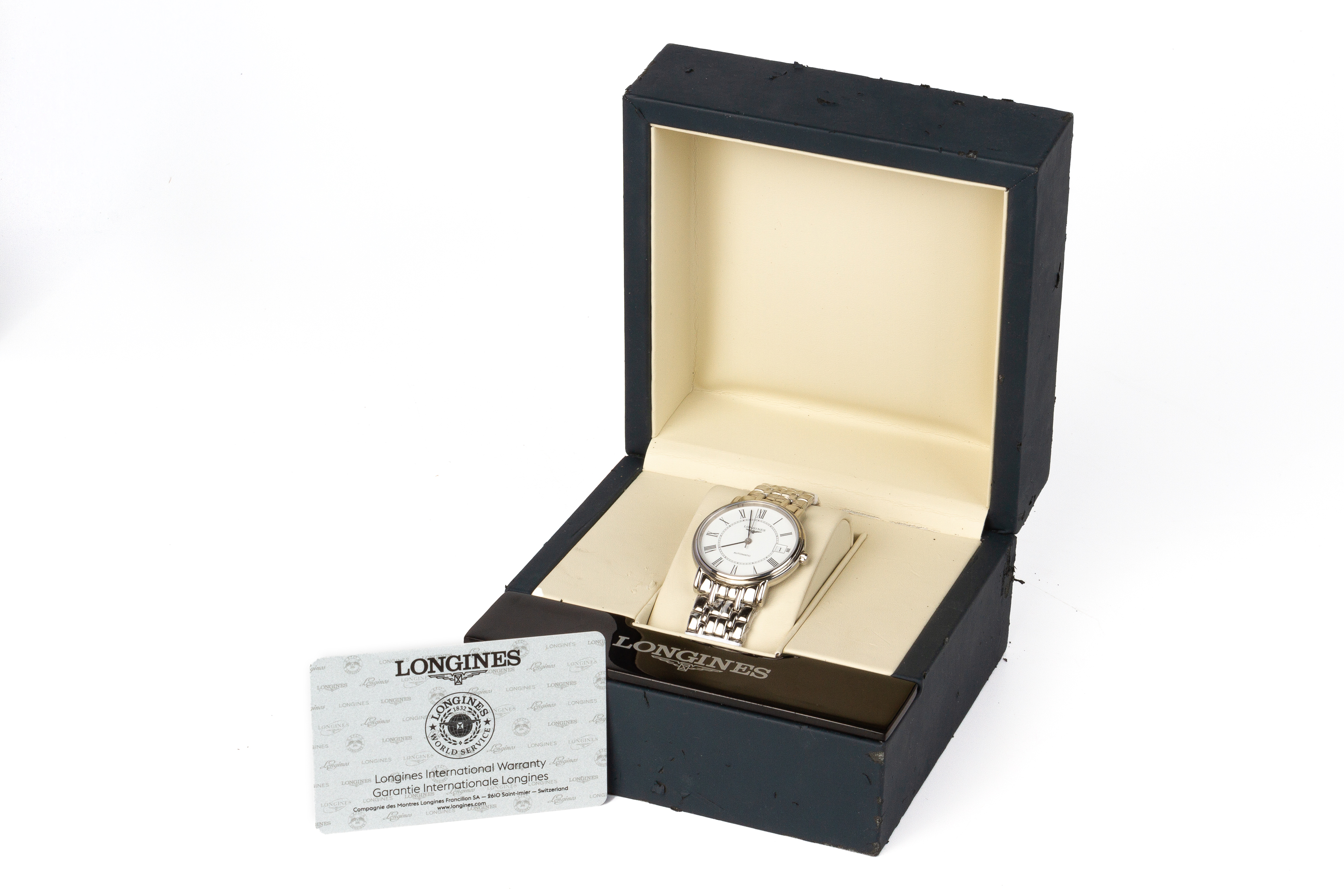 A LONGINES PRESENCE STAINLESS STEEL AUTOMATIC BRACELET WATCH - Image 2 of 5