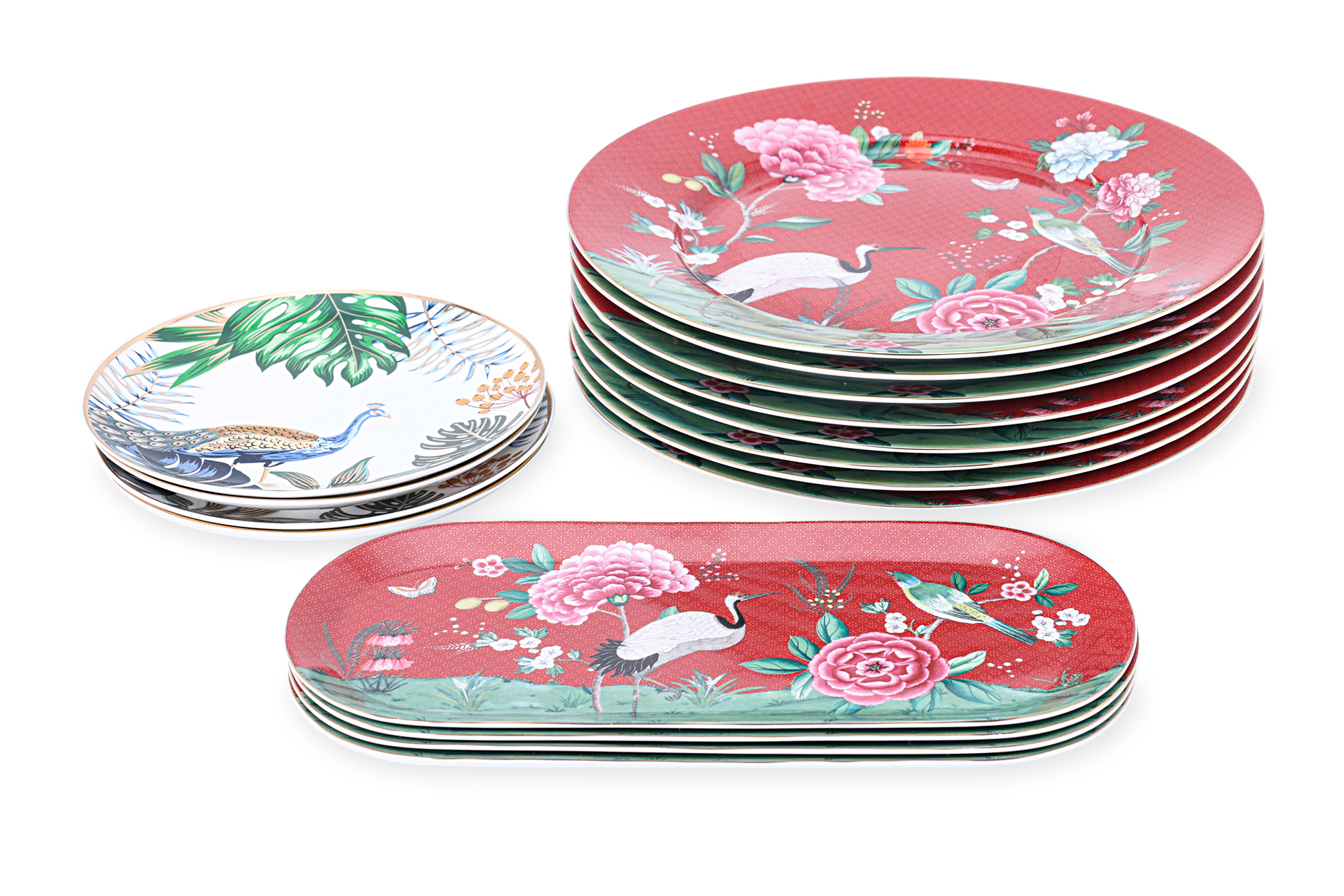 A GROUP OF PIP STUDIO AND OTHER DECORATIVE PORCELAIN PLATES