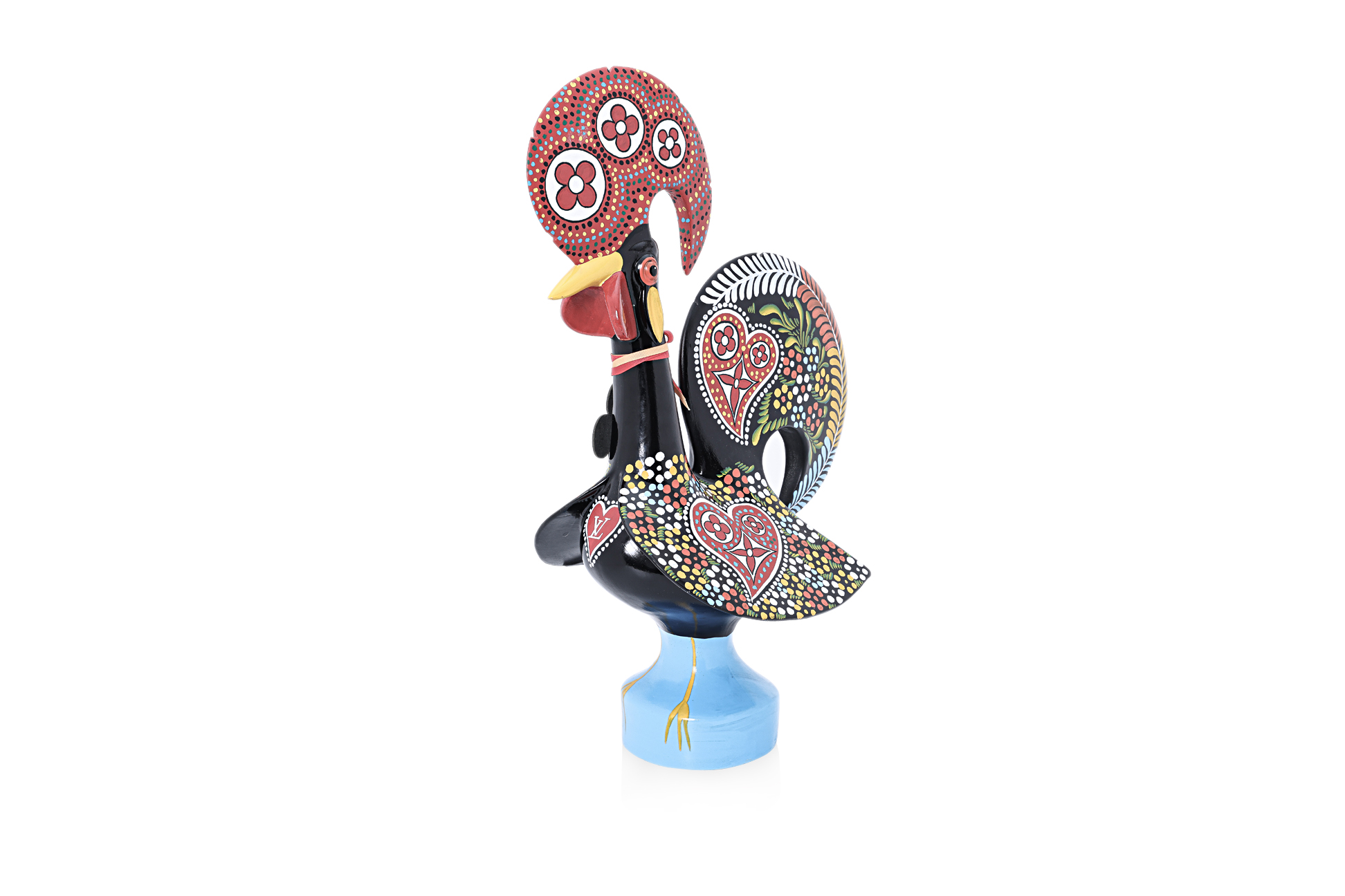 A CERAMIC ROOSTER OF BARCELOS SCULPTURE - Image 2 of 3