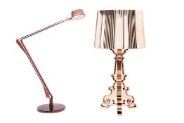 TWO KARTELL TABLE LAMPS