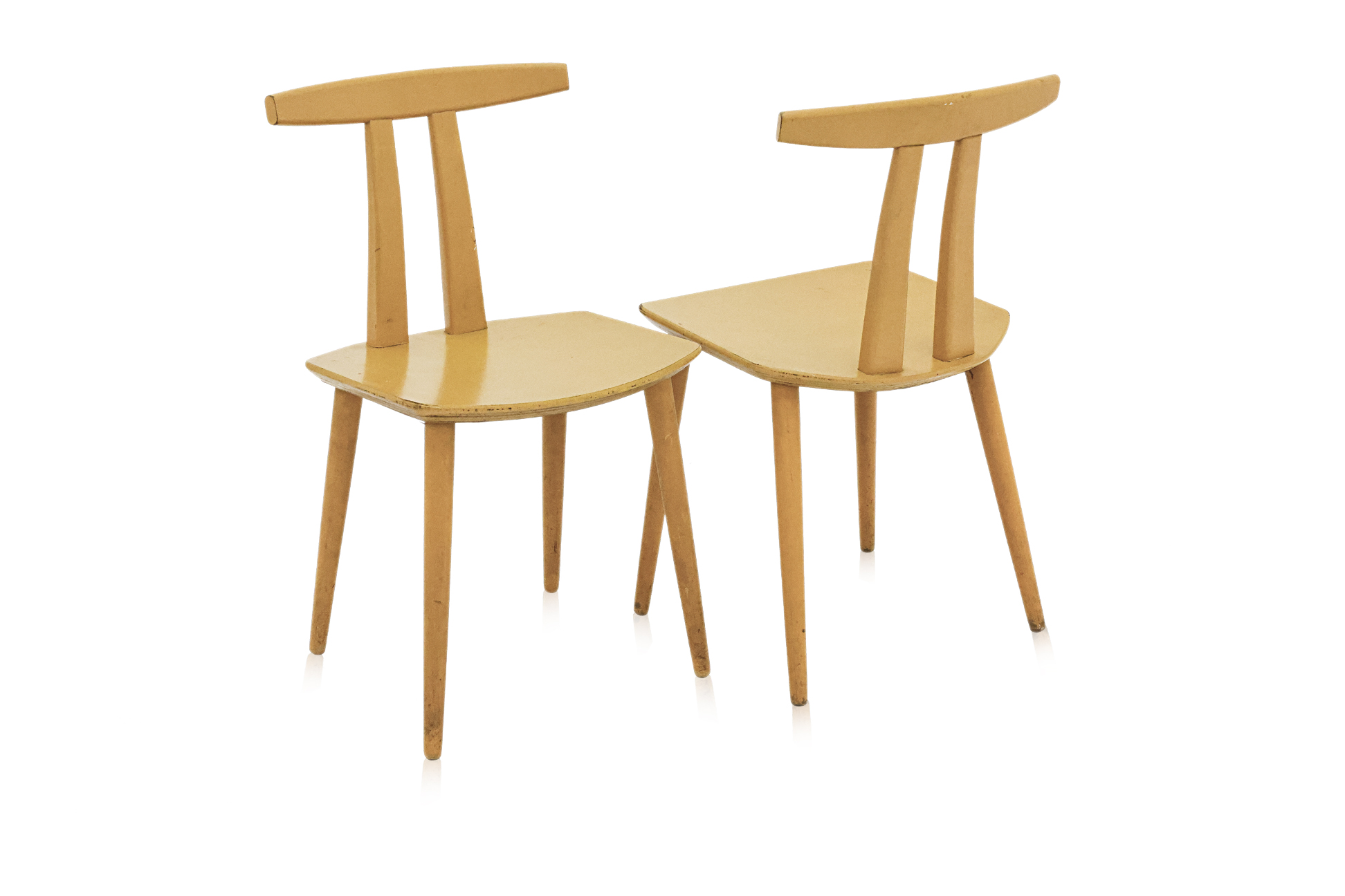 A SET OF FIVE DANISH 'PI' DINING CHAIRS BY FOLKE PALSSON - Image 2 of 3