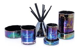 A GROUP OF TOM DIXON 'OIL' GLASS ITEMS