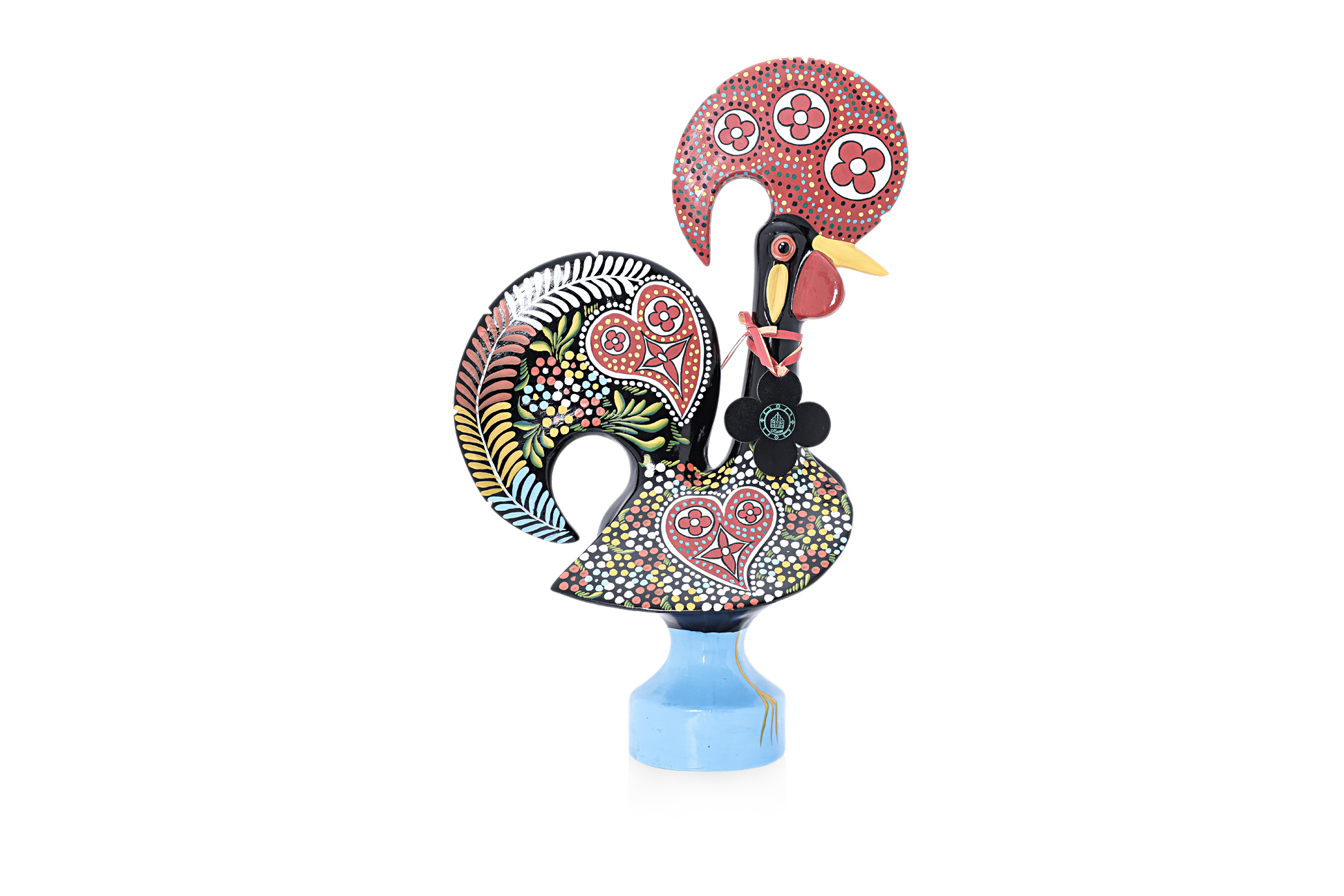 A CERAMIC ROOSTER OF BARCELOS SCULPTURE