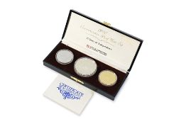 SINGAPORE 1990 25 YEARS OF INDEPENDENCE THREE COIN PROOF SET