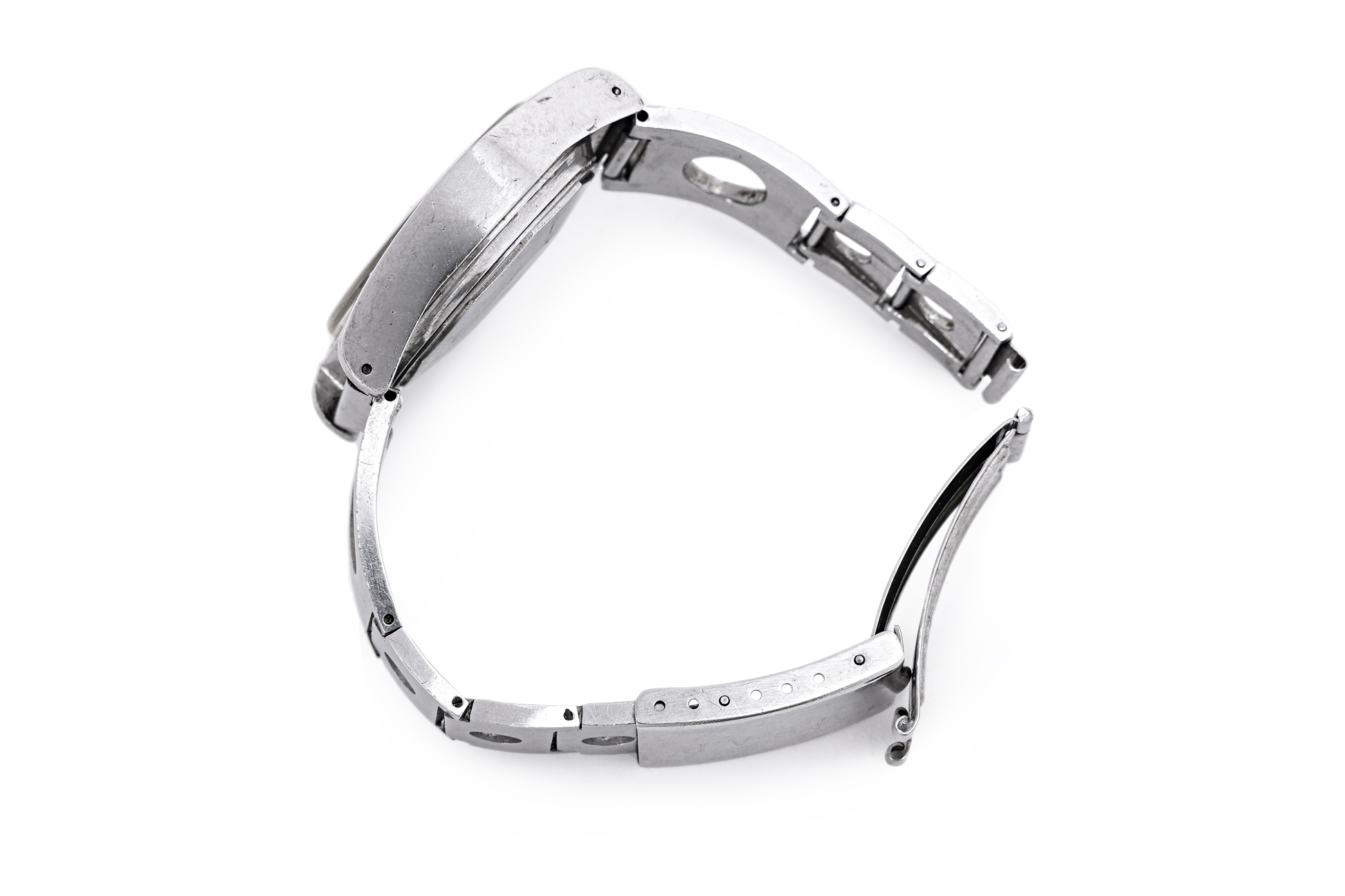 A TISSOT PR 516 GL STAINLESS STEEL AUTOMATIC BRACELET WATCH - Image 4 of 4