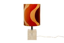 A VINTAGE ACRYLIC TABLE LAMP