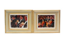 JONATHAN TROWELL (BRITISH, 1938-2013) - 'CELLOS' AND 'OBOES'