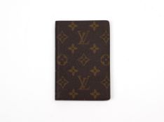 A LOUIS VUITTON PASSPORT HOLDER