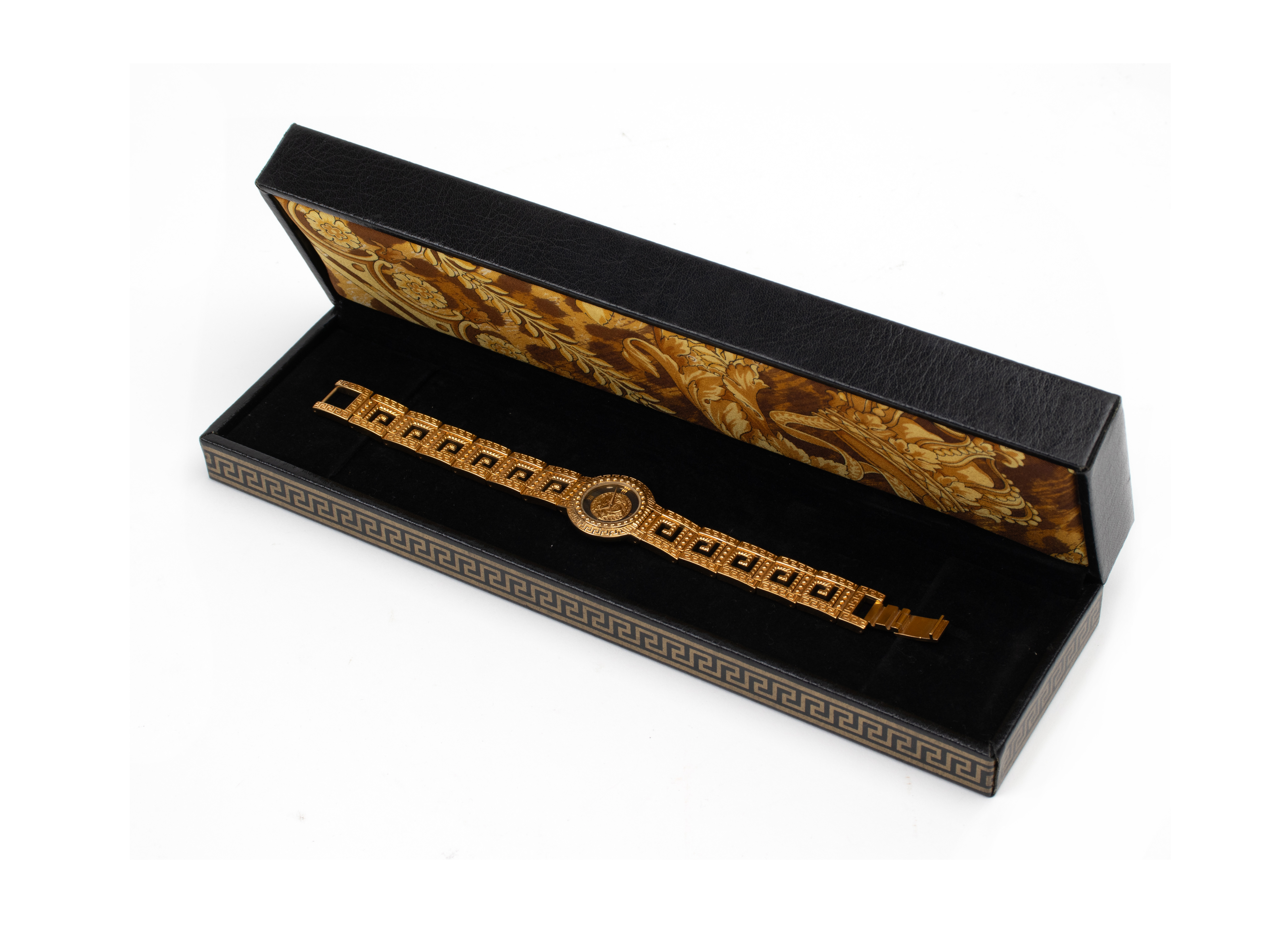 A GIANNI VERSACE SIGNATURE GOLD PLATED BRACELET WATCH - Image 5 of 5