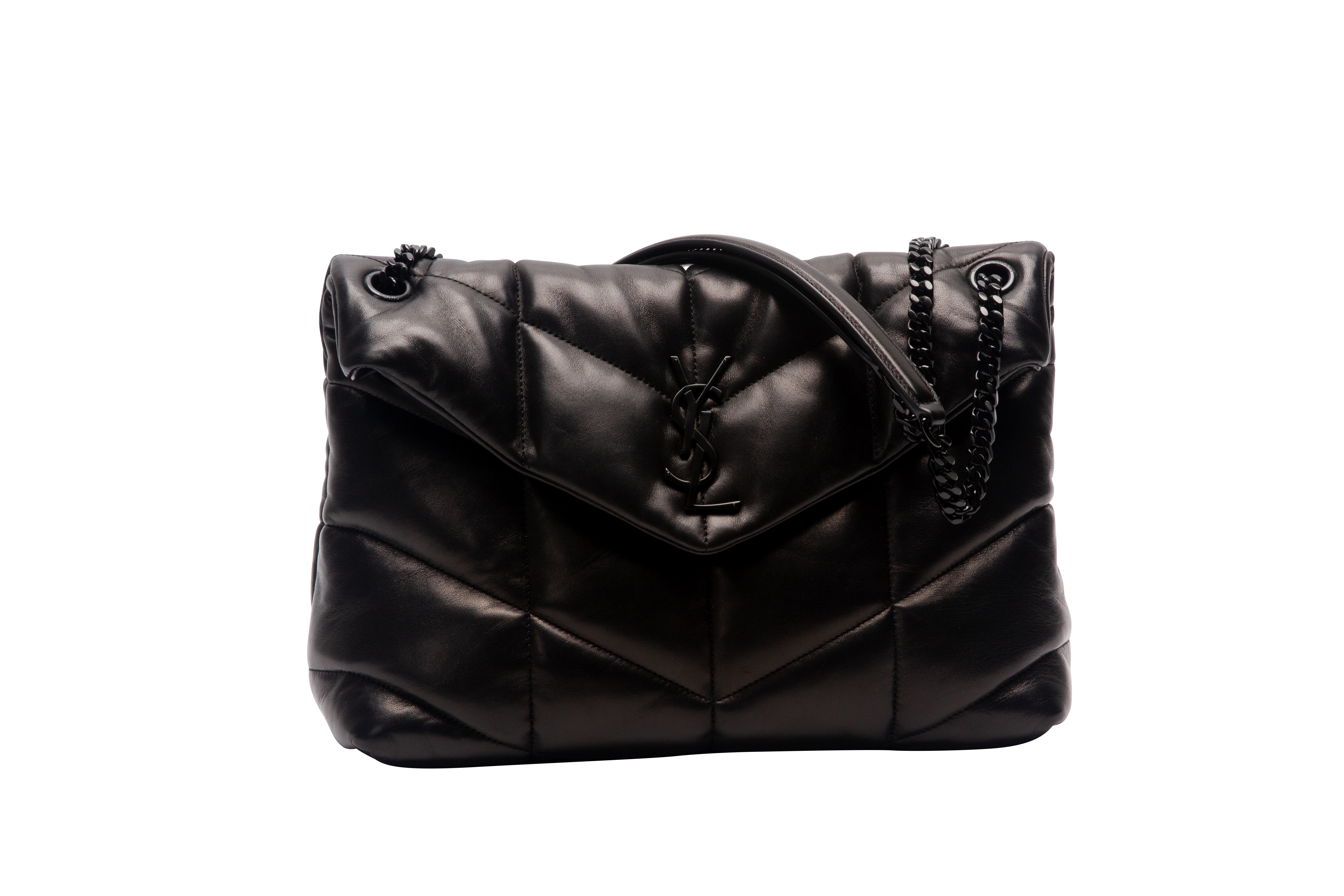 AN YVES SAINT LAURENT LOULOU QUILTED LEATHER SHOULDER BAG - Image 2 of 5