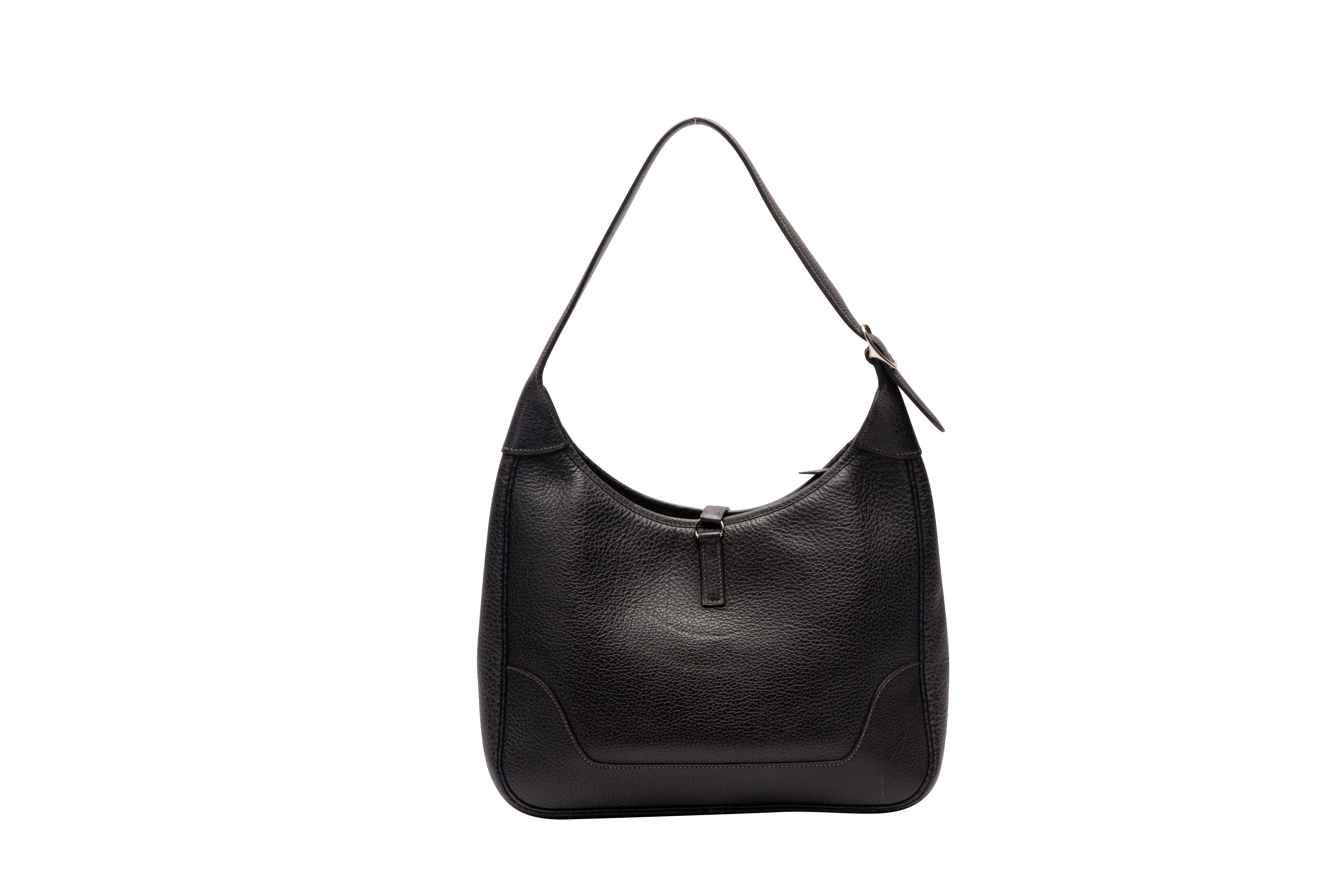 AN HERMES TRIM TOGO LEATHER SHOULDER BAG - Image 2 of 5