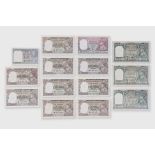 RESERVE BANK OF INDIA BURMA 1; 5; 10 RUPEES 1937-1944 (14)