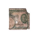 MALAYA GEORGE VI 1 DOLLAR 1940 (PARTIAL NOTE)