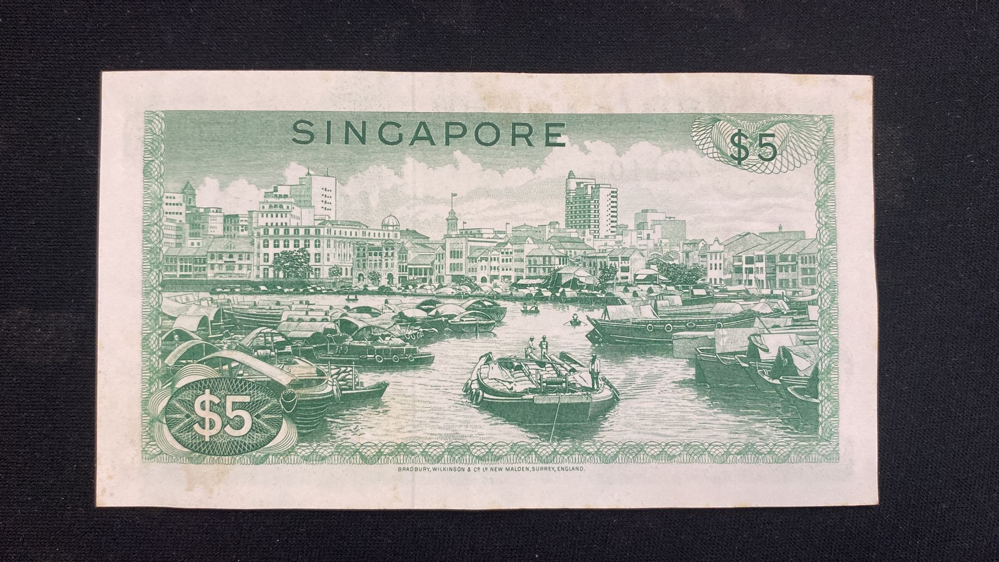 SINGAPORE ORCHID SERIES 5 DOLLAR 1967 CONSECUTIVE (2) - Image 4 of 6