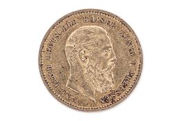 GERMANY-PRUSSIA FREDERICK III GOLD 10 MARK 1888 A