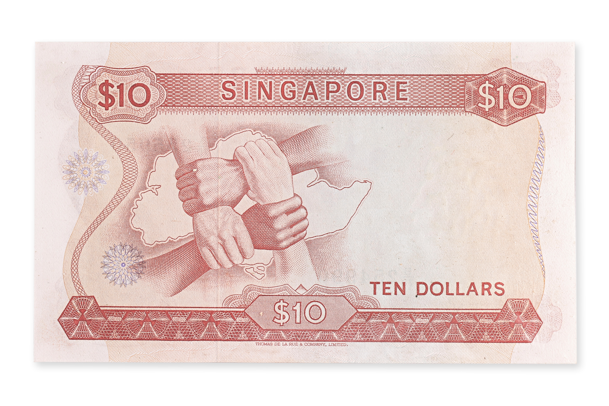 SINGAPORE ORCHID SERIES 10 DOLLAR 1973 SERIAL NUMBER ERROR - Image 2 of 8