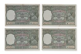 RESERVE BANK OF INDIA GEORGE VI 100 RUPEES 1943 (4)