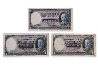 STRAITS SETTLEMENTS GEORGE V ONE DOLLAR 1935 (3)