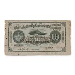 BRITISH NORTH BORNEO 10 DOLLARS 1927