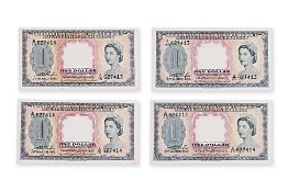 MALAYA & BRITISH BORNEO ELIZABETH II 1 DOLLAR 1953 (4)