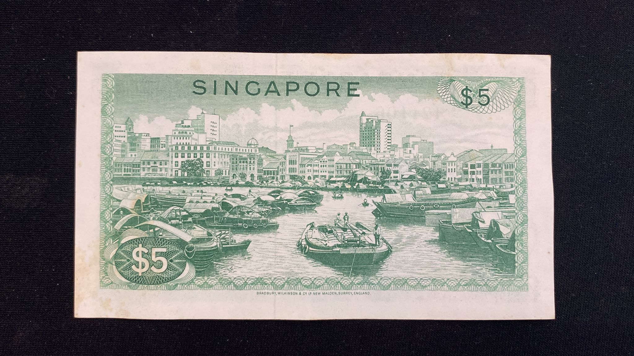 SINGAPORE ORCHID SERIES 5 DOLLAR 1967 CONSECUTIVE (2) - Image 6 of 6