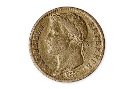 FRANCE NAPOLEON I GOLD 20 FRANCS 1810 W
