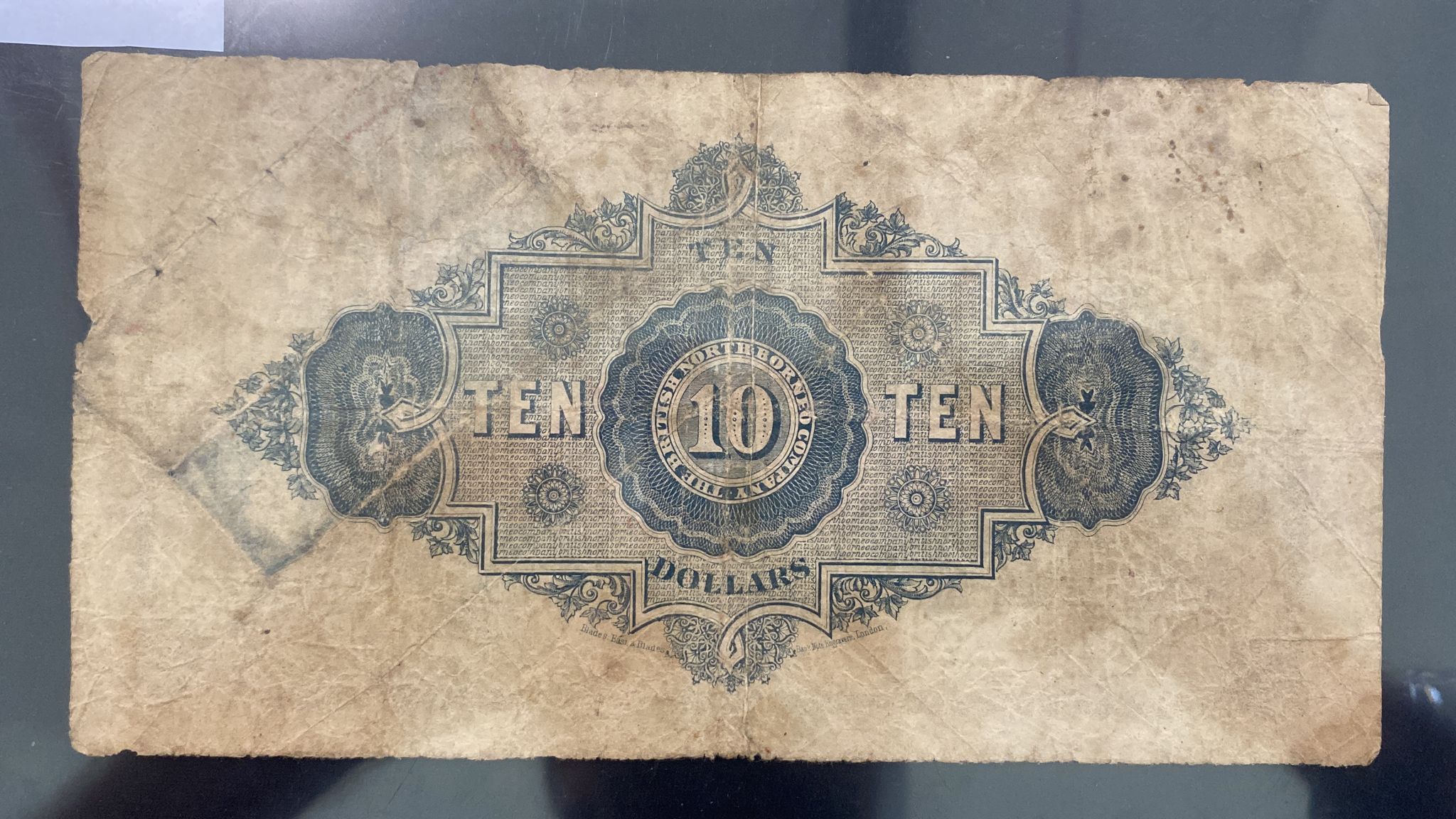 BRITISH NORTH BORNEO 10 DOLLARS 1926 - Image 4 of 4